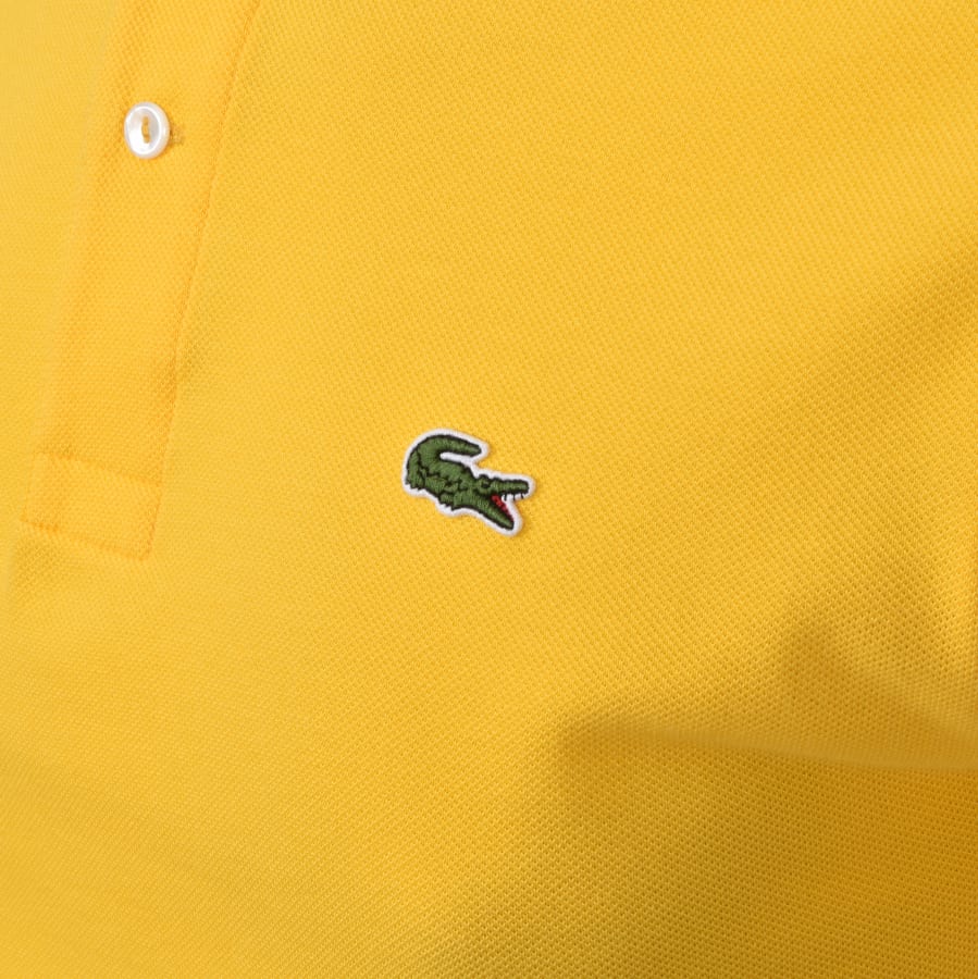 Alternative Image for ProductLacoste Short Sleeved Polo T Shirt Yellow3
